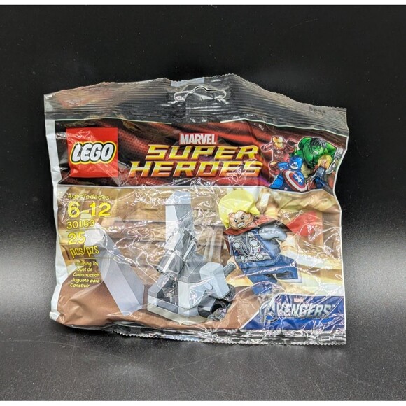 LEGO Marvel Super Heroes 30163 Thor and The Cosmic Cube 25 Pcs. Polybag New - Picture 1 of 2